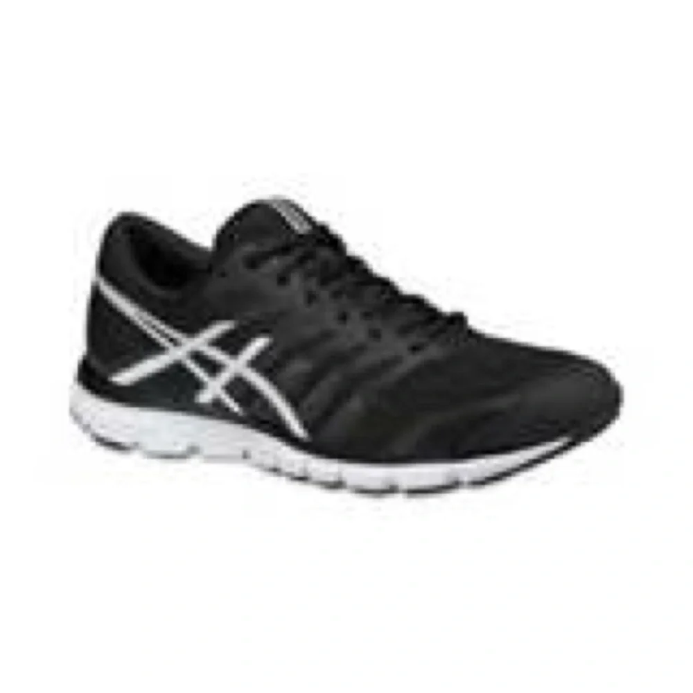 ASICS Gel-Zaraca 4 athletic running shoe in black and white 8.5 NWOT